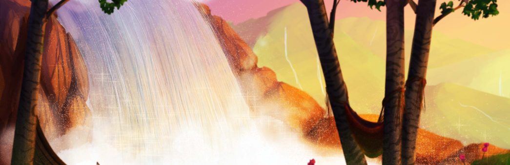 Waterfall – speed painting
